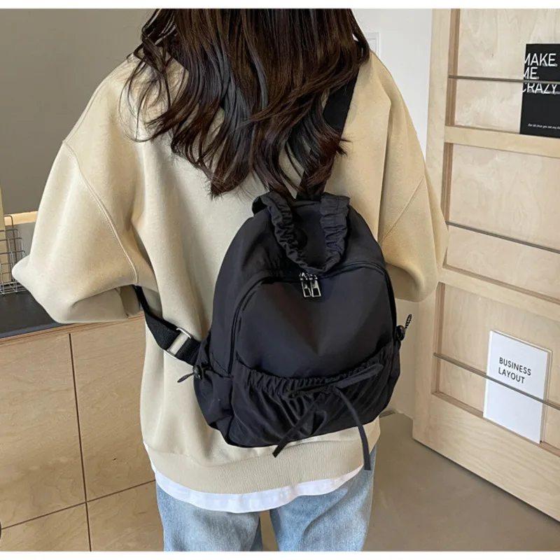 Women's Backpack 2024 New Leisure Fashion Travel Shopping Small Backpack Lightweight Commuter Mochila
