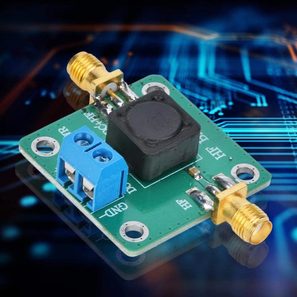 RF Bias Tee Microwave HF DC Bias 50K-60MHz Active Antenna Power Supply
