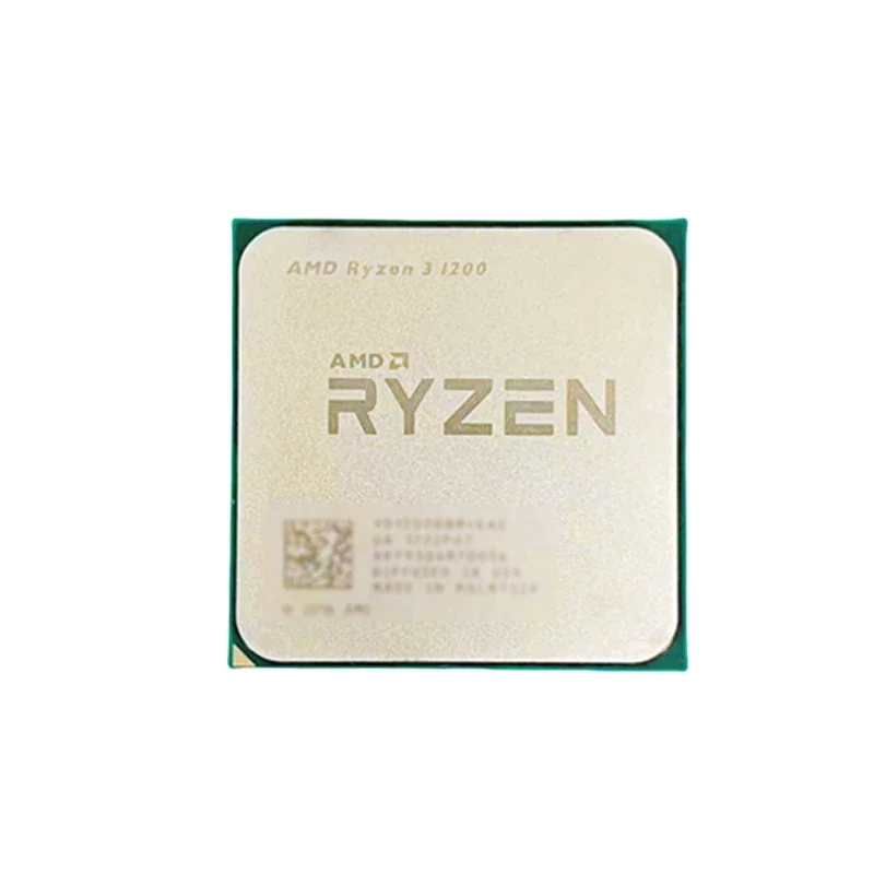 AMD Ryzen 3 1200 AMD R3 1200 CPU 4코어 4스레드 3.4GHz 언락 데스크탑 프로세서 소켓 AM4 게이밍 CPU (패키지 미포함)