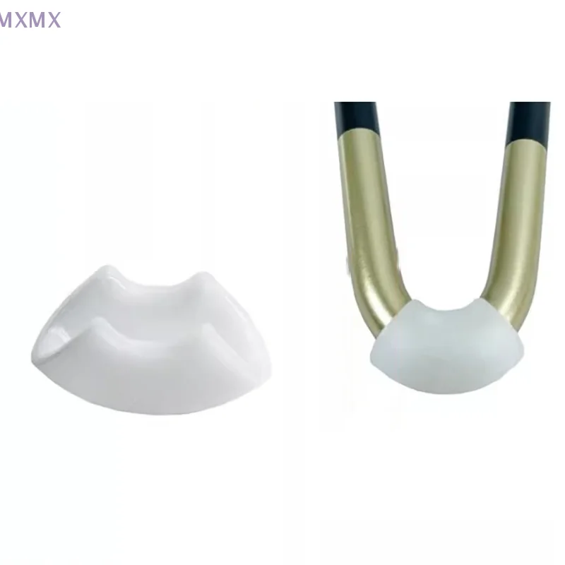 Non-slip Furniture Leg Pads Plastic Chair Stool Leg Caps 10mm Pipe Clamp Bow Support U-shaped Tube Pad Floor Protectors 20Pcs