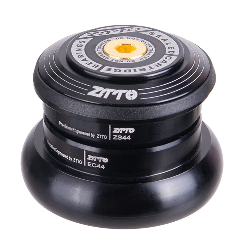 

4444T Headset MTB 44mm Straight Tube Frame ZS44 EC44 1 1/8"-1 Adapter Alloy MTB Headset To Tapered Tube