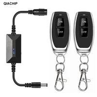 DC 5V 12V 24V 433MHz Wireless RF Remote Control Switch Power ON/OFF Suitable for LED Light Strip Reading Lamp Light Fan