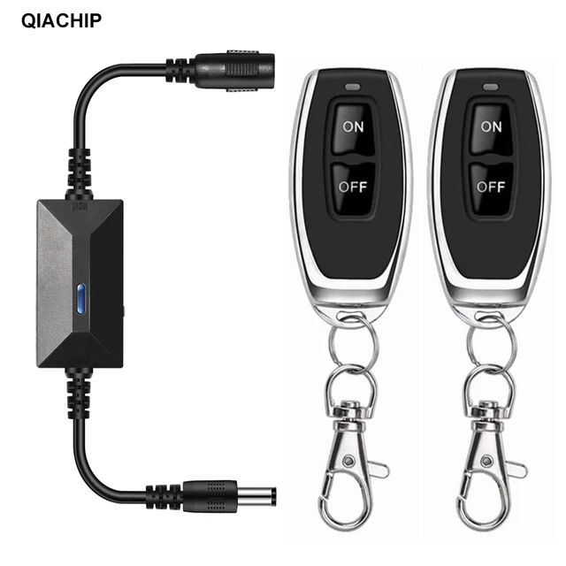 DC 5V 12V 24V 433MHz Wireless RF Remote Control Switch Power ON/OFF Suitable for LED Light Strip Reading Lamp Light Fan