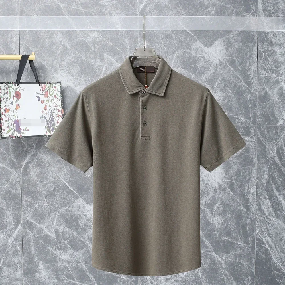 

BILLIONAIRE SIJITONGDA Shirt silk men 2024 summer new short sleeve breathable thin embroidery quality big size s-XL