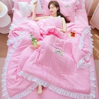 Bedding Summer Quilted Blanket Thin Comforter Bedspread for Double Bed Air Condition Quilt for Student Car Kids Adult Bed Cover 2