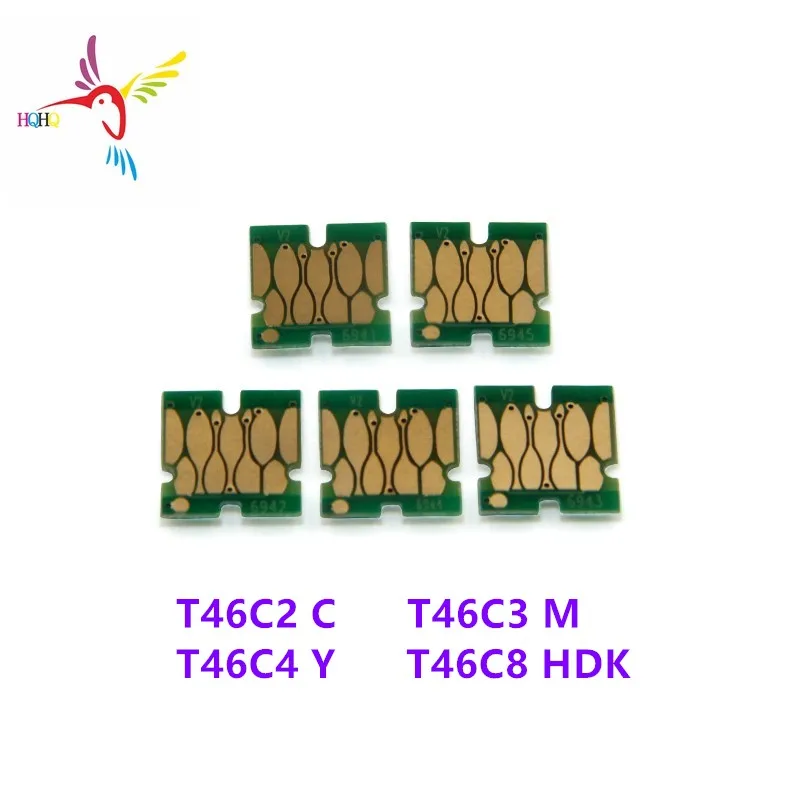 

1100Ml One Time Chip for Ink Cartridges T46C2-T46C4 T46C8 For Epson Surecolor F6370 Printer