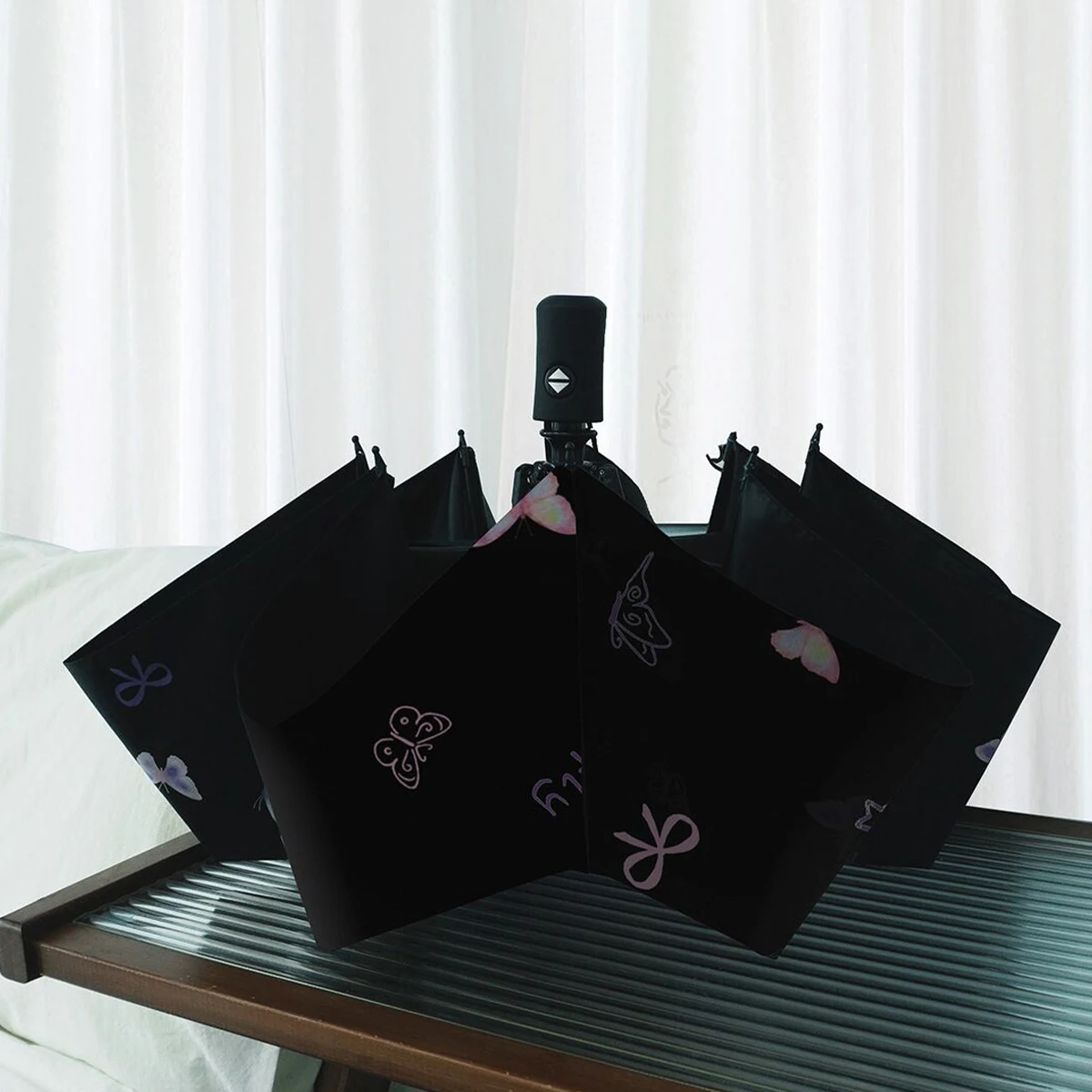 Sunshade Sun Umbrella Rain And Sun Dual-Use Fully Automatic Windproof Folding UV Resistant Travel Umbrella