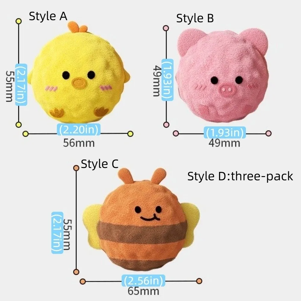 Cute Cartoon Dog Chew Animal Shape Bite Resistant Pet Sound TPR Prick Ball Dog Bite Training