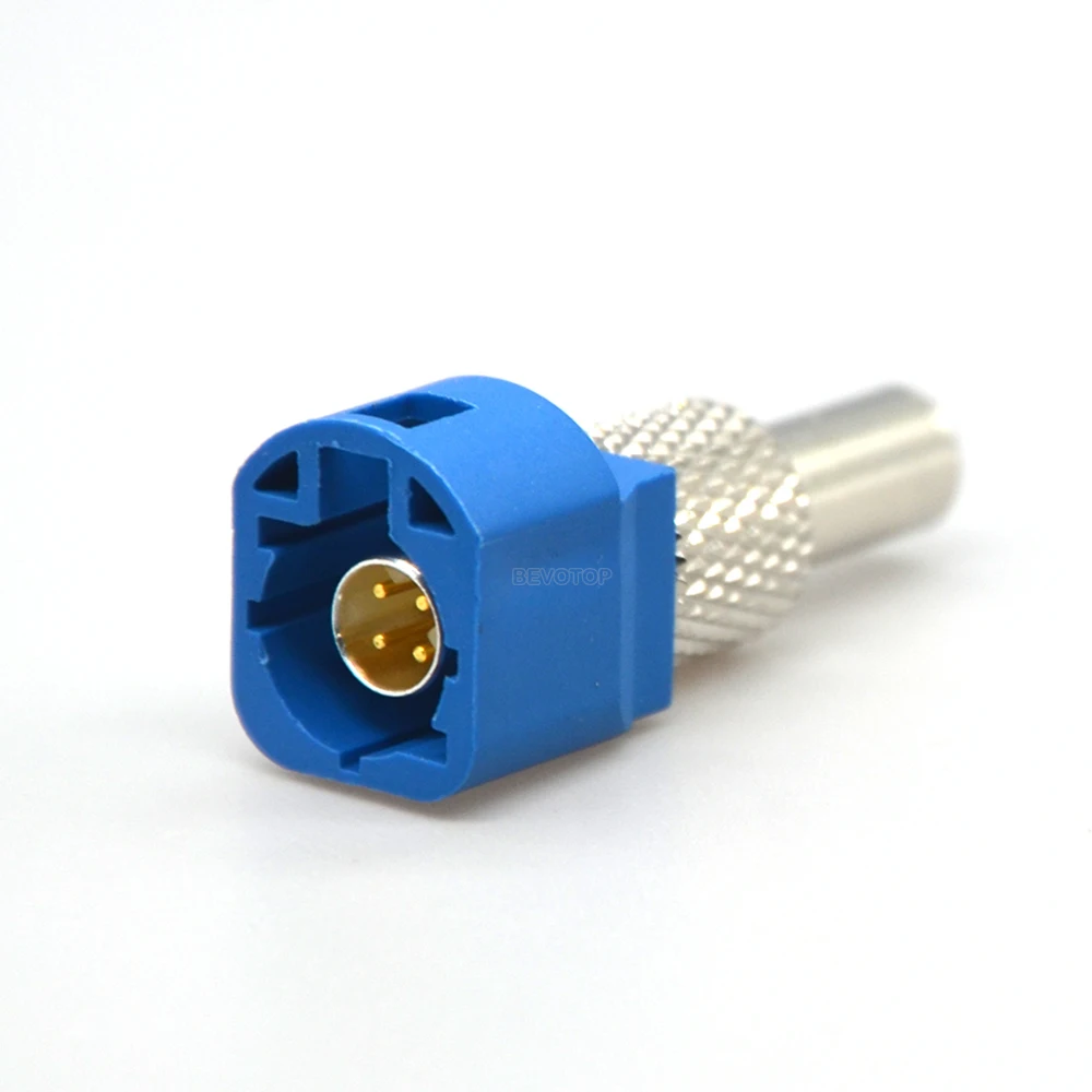 Universal Fakra Code Z Straight Male Plug 4 Pin Connector