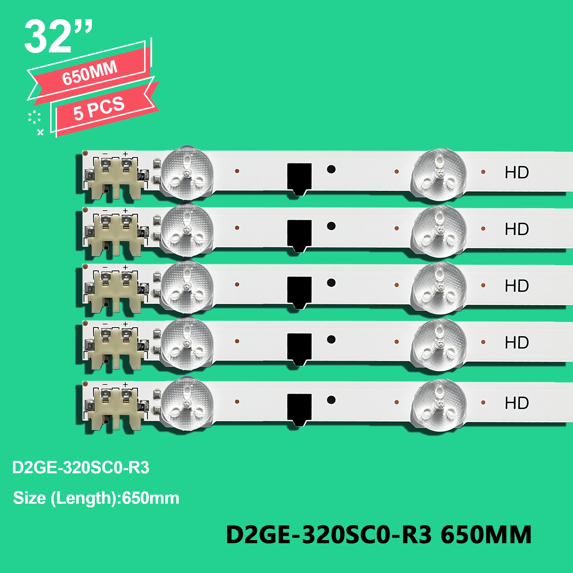 LED Light LED Cabinet Light LED Fill Light LED Light Bar TV Parts LED Backlight Strip for 32'' TV D2GE-320SC1-R0 D2GE-320SC0-R3 UE32F5000AK UE32F4000AW BN96-28489A UE32F5000 UE32F5500 UE32F4000