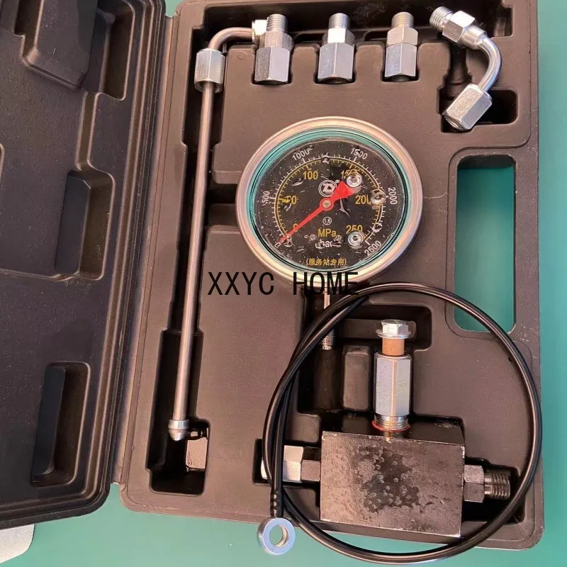 

2500bar High Pressure Common Rail Pump Plunger Pressure Test Tool Set with Pressure Limiting Valve, Diesel Pump Piston Repair