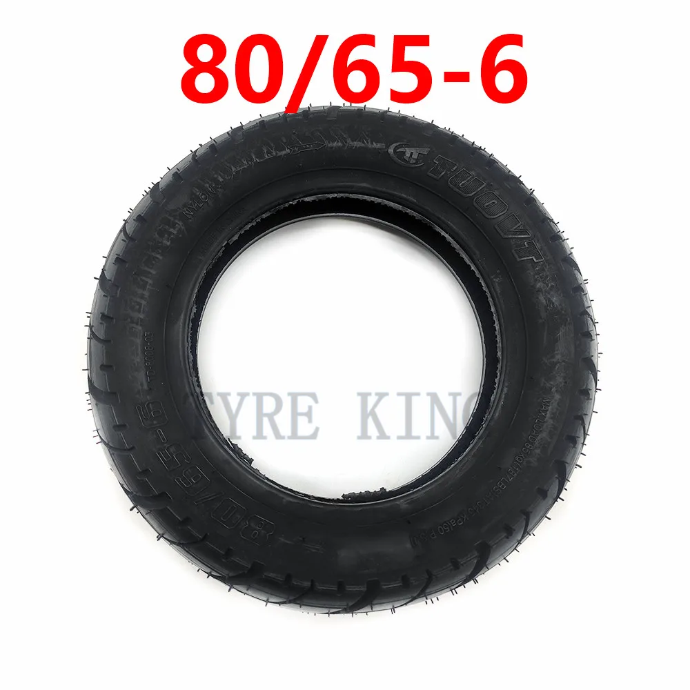 Pneumatico Sottovuoto 10 Pollici 80/65-6,5 Per Scooter Elettrico - Nero - Foto 4