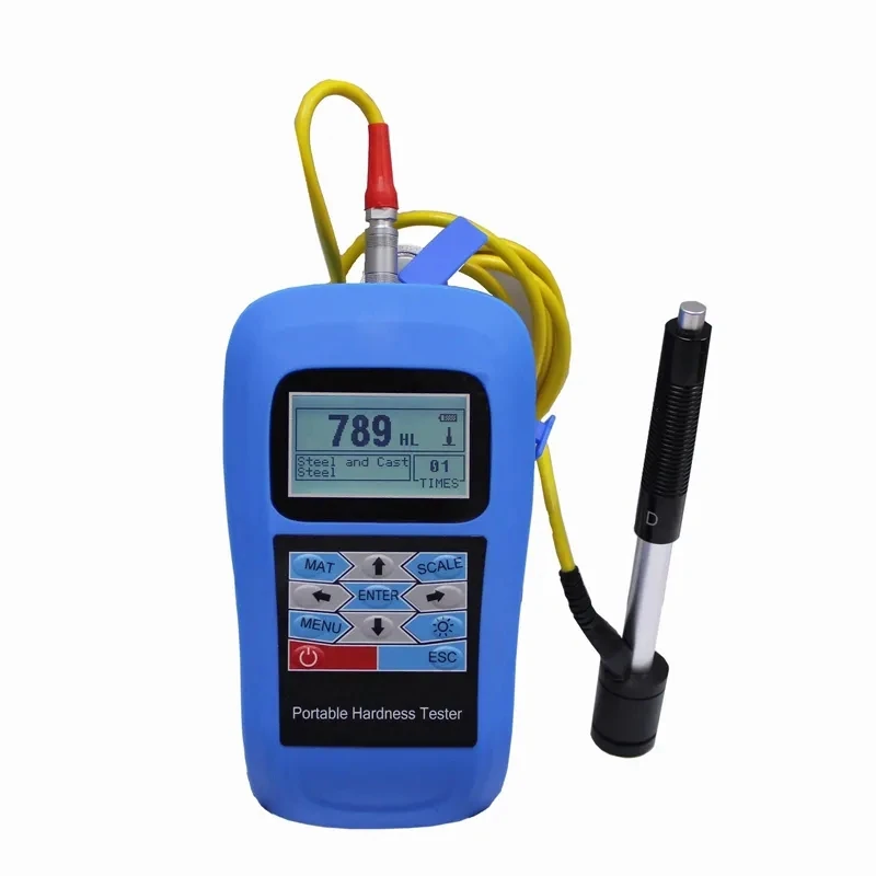 

Metal Leeb Digital Hardness Tester HRB,HRC,HV,HB,HS,HL Durometer Measuring Device Gauge D-type Sensor USB Interface Data Store