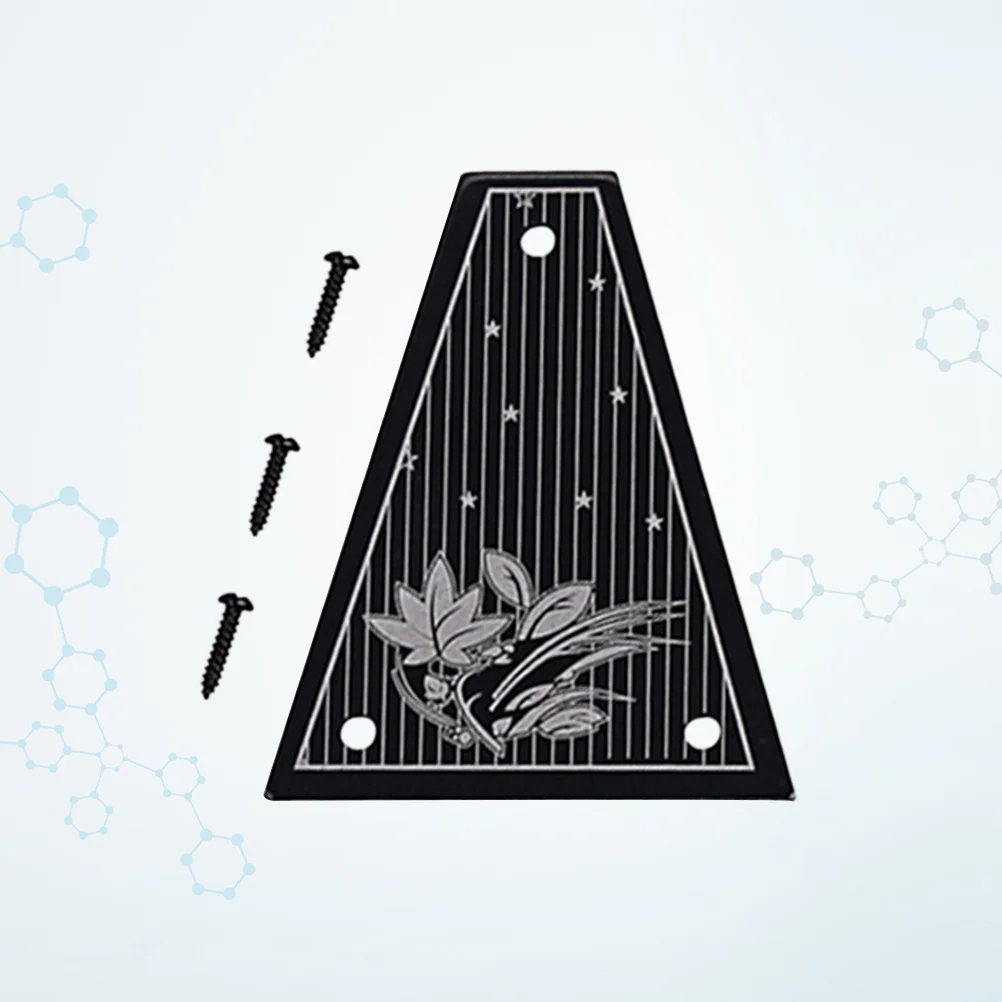 Electric Guitar Truss Rod Cover Custom Triangle Bass Adjustment Iron Core Covers