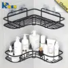 1/2PCS Bathroom Metal Shelf No-Drill Metal Corner Shelf Shower Storage Shelf Bracket Bathroom Accessory Organizer Shampoo Shelf 1