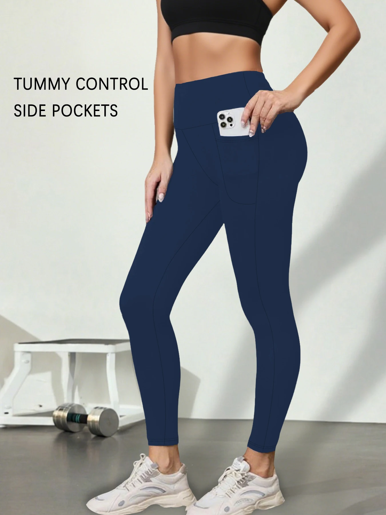 Women's Super Soft Leggings with Pockets, High Waisted Tummy Control for Yoga Workout and Casual Lounge Wear Comfort Se2acc4e304eb4b93be014c2cd77306bf8