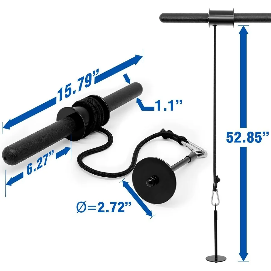 Wrist and Forearm Blaster - Wrist Roller & Forearm Roller for Training, Workout - Wrist/Arm Blaster - Fit 1-inch Standard & 2-in