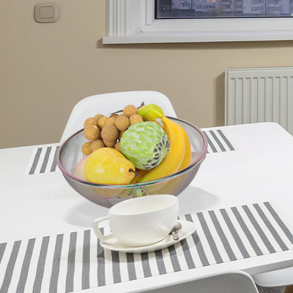 

Soybean Milk Strainer Bowl Metal Colander Sieve Sifter Kitchen Stainless Steel Colander