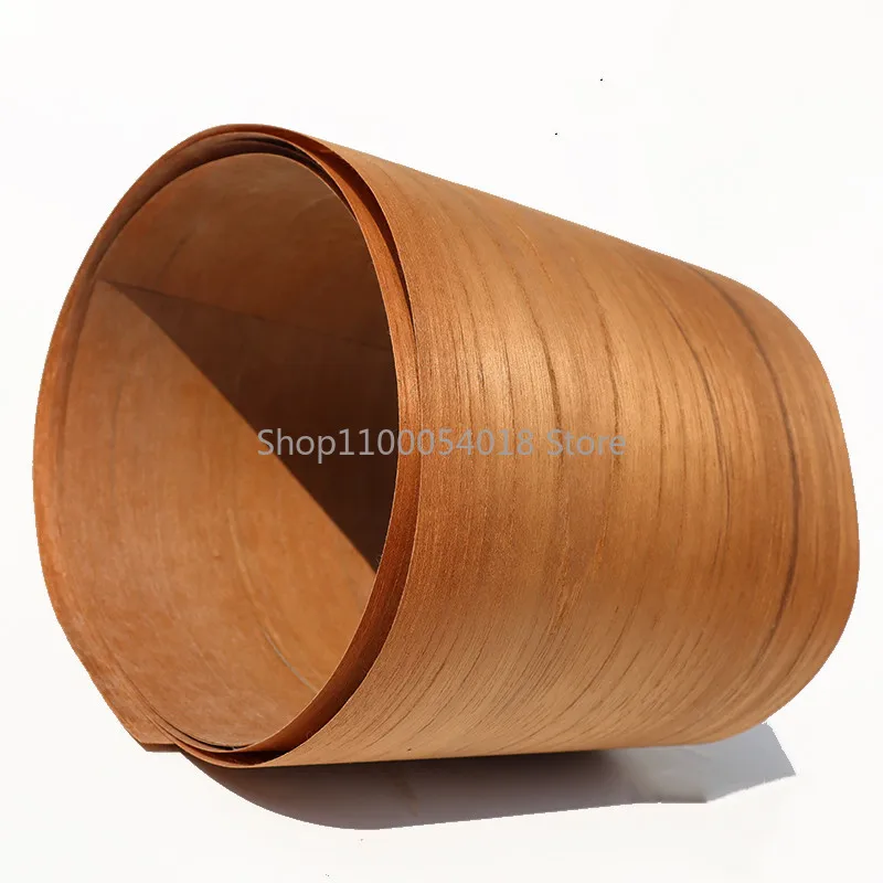 

2x Natural Teak Wood Veneer for Furniture about 18cm x 2.5m 0.2mm thick C/C