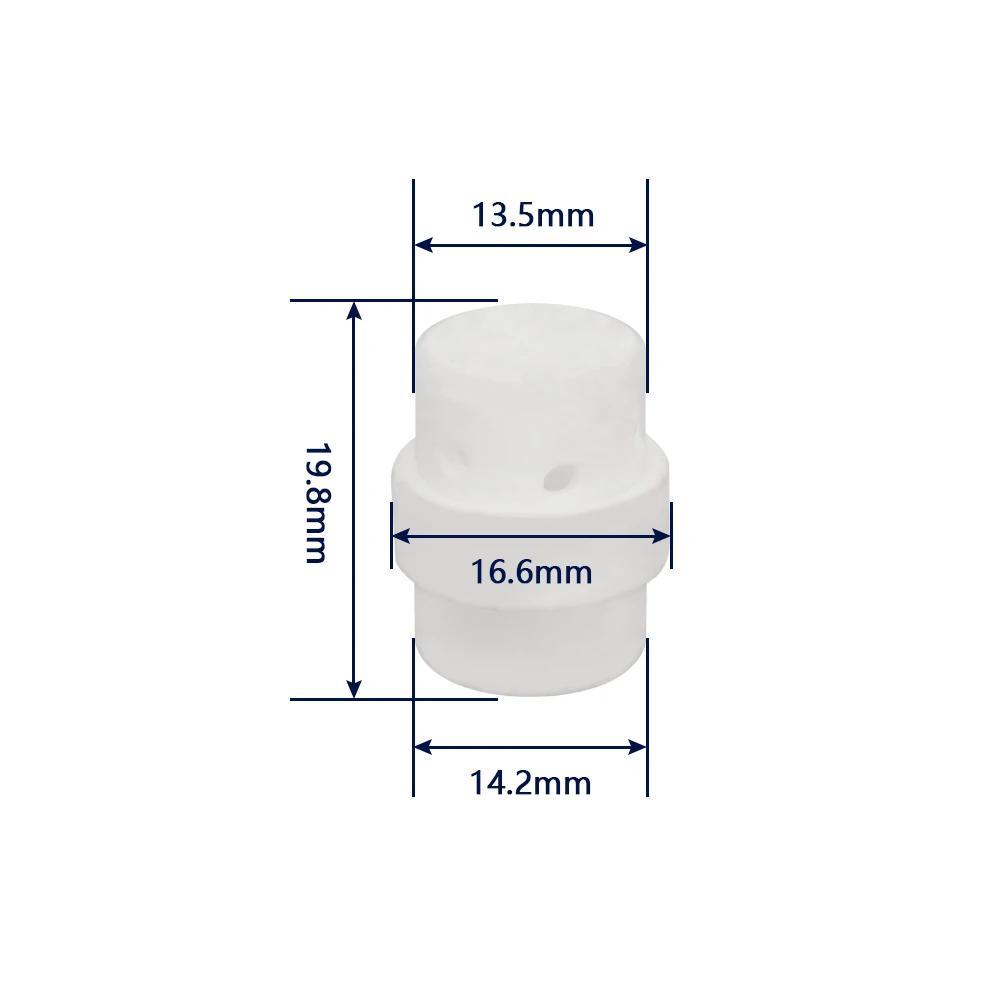 24KD Welding Torch Consumable 0.8mm 1.0mm 1.2mm MIG Torch Gas Nozzle Tip Holder Gas Diffuser of MIG MAG Welding Machine 35pcs welding torch