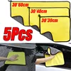 1-5Pcs Microfiber Towel Car Microfiber Cloth Wash Towel Microfiber Cleaning Cloth Absorbent Car Wash Drying Towel Auto Detailing 1