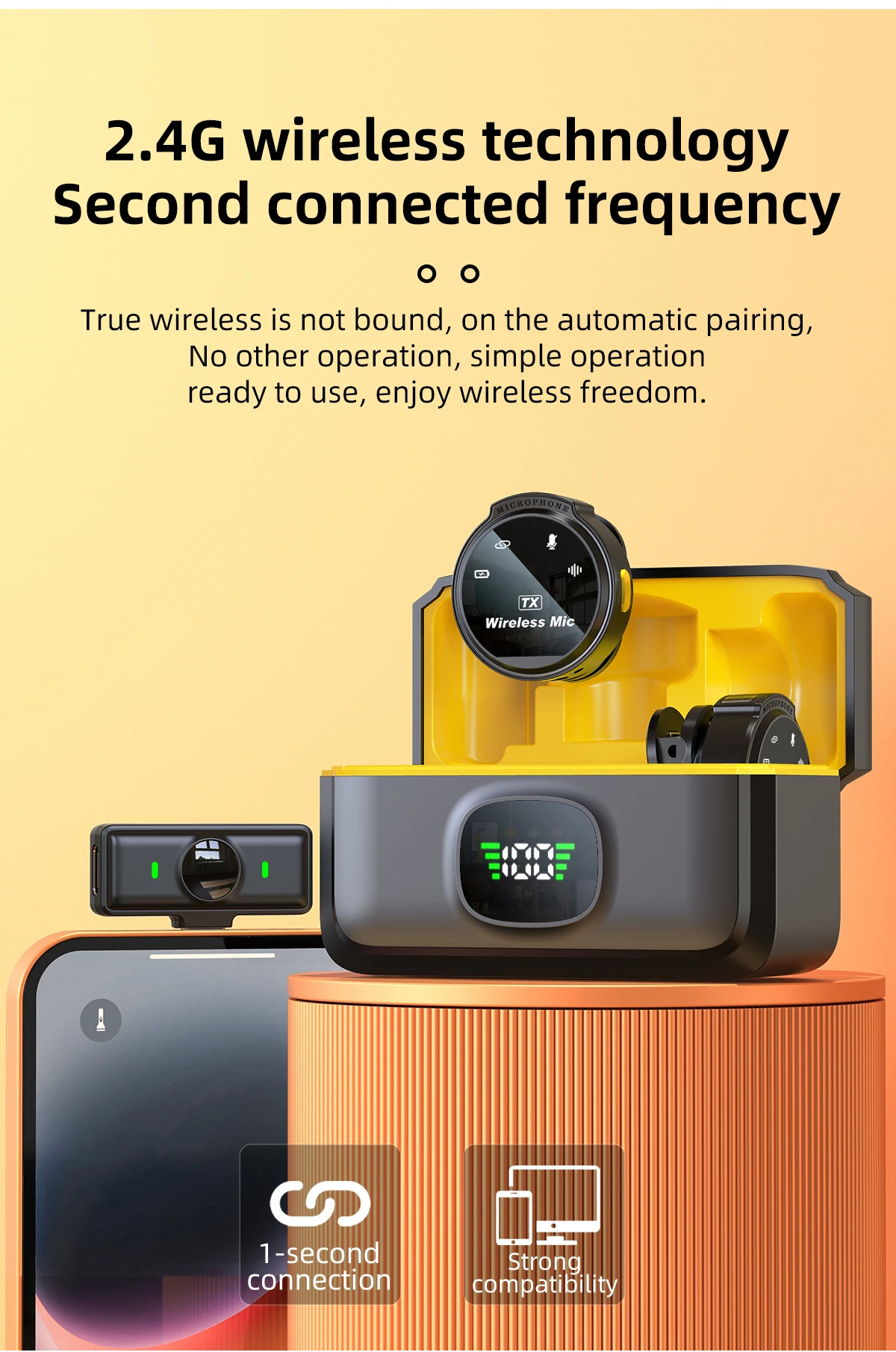 Xiaomi Wireless Lavailer Microphone - In Use