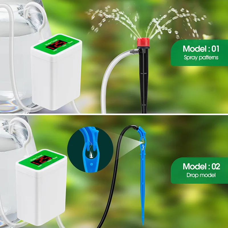 Sprinkler Irrigation Drip Timer Automatic Water Drip Pot Plant Spraying for Garden Cultivation
