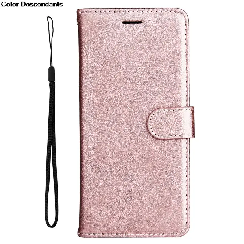 Stylish Book Style Wallet Card Holder Flip Case - Durable Leather Cover with Card Slots
