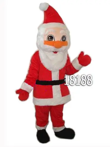 

New Adult Character Santa Claus Mascot Costume Halloween Christmas Dress Full Body Props Outfit Mascot Costume