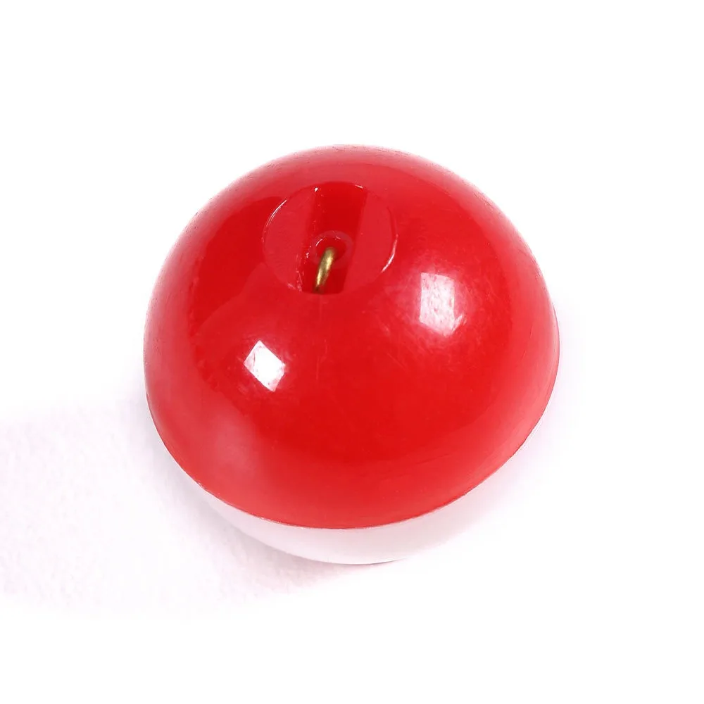 Hartplastik Angeln Float Ball rot weiß runde Boje Mini Angeln Bobber Floats Set Float Ball Gadget Angeln Schwimm werkzeug – Detail 8