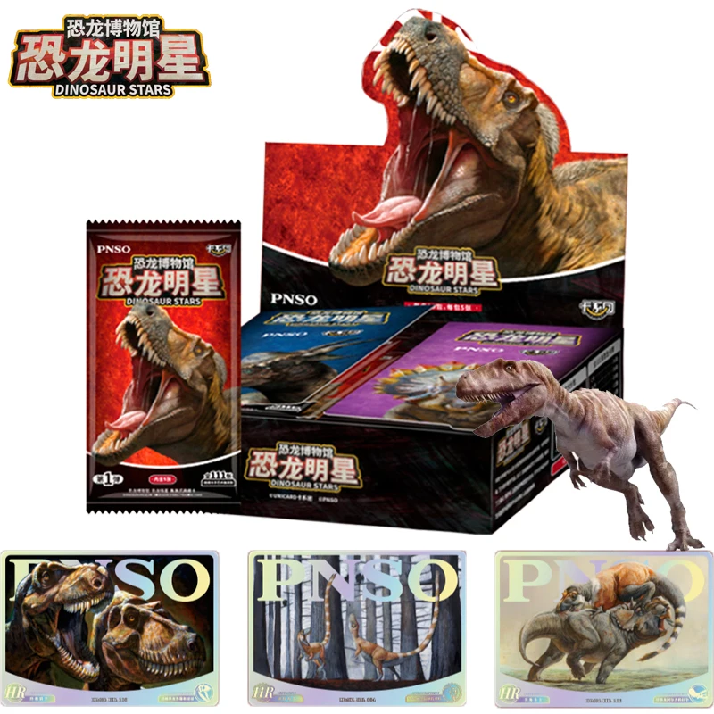 

Original PNSO Dinosaur Stars Collectible Trading Card Rare LG Legend Cards Collection Disney Booster Box Game Toy For Kids Gift