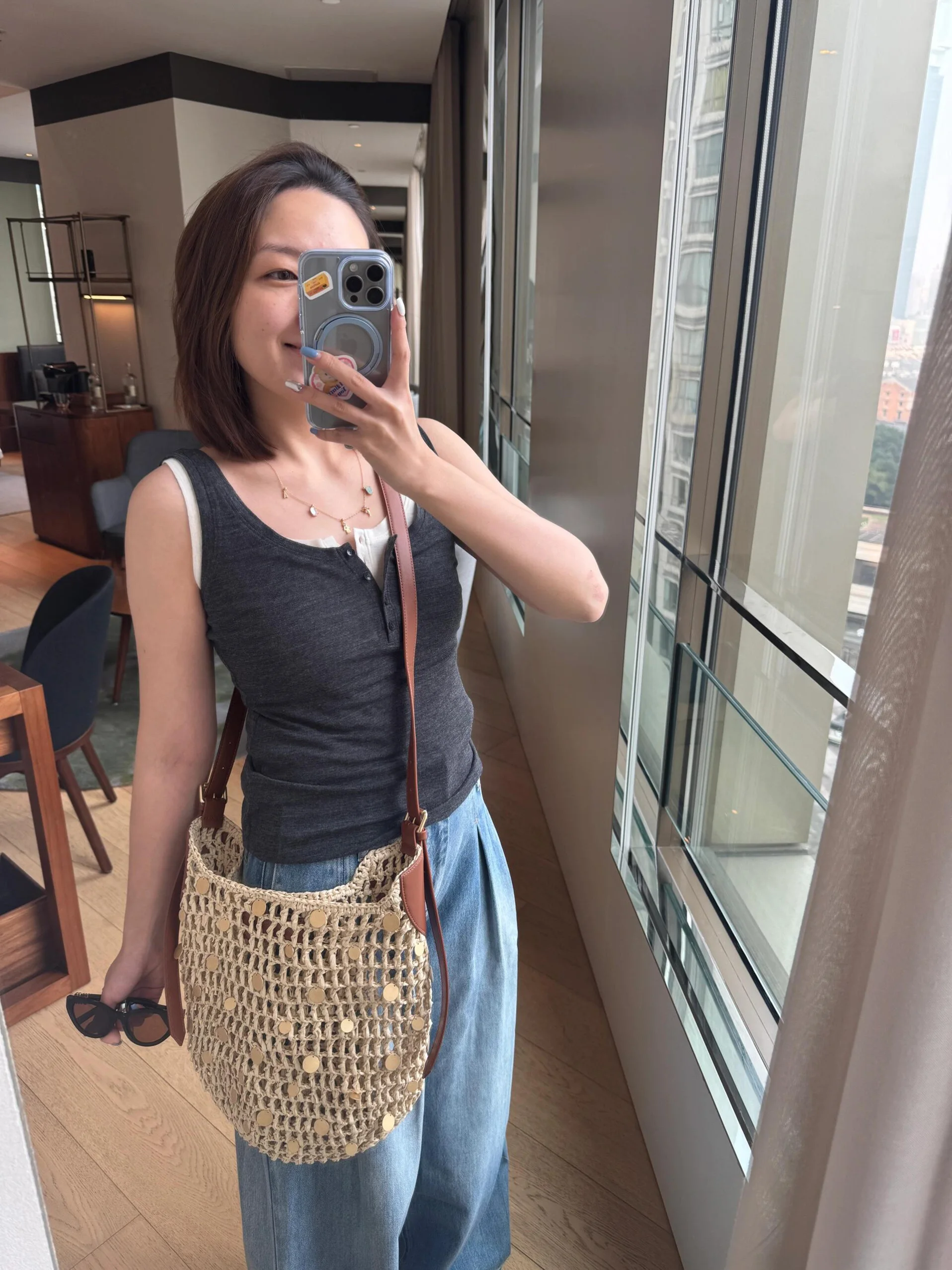 NEW Summer Women's Rattan Crochet Beach Tote Handbag Vintage Straw Woven Shoulder Bag for Casual Commute