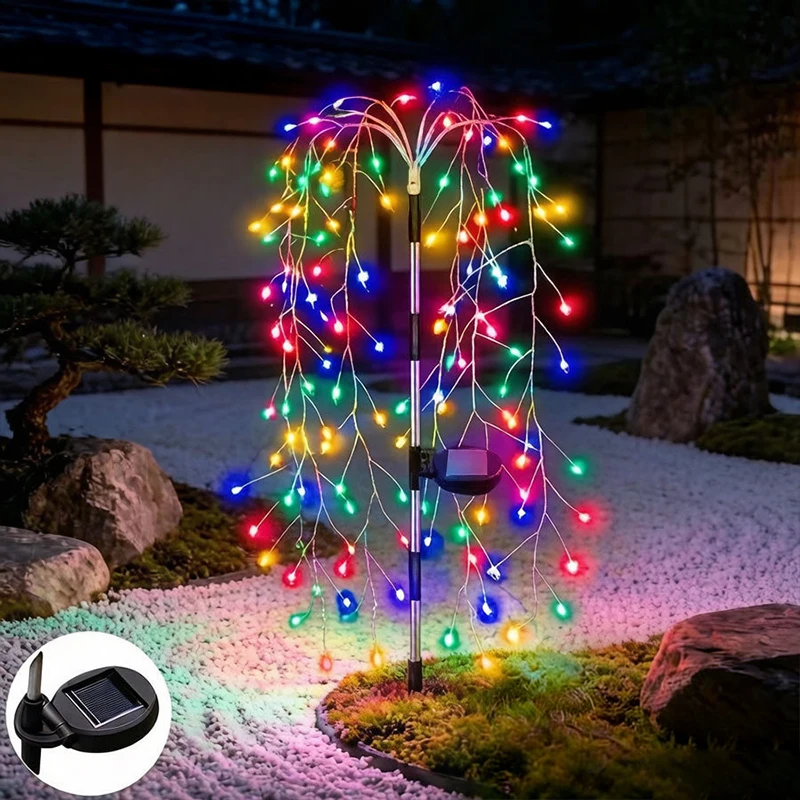 Outdoor LED Solar Fairy Lights for Garden and Patio Decor