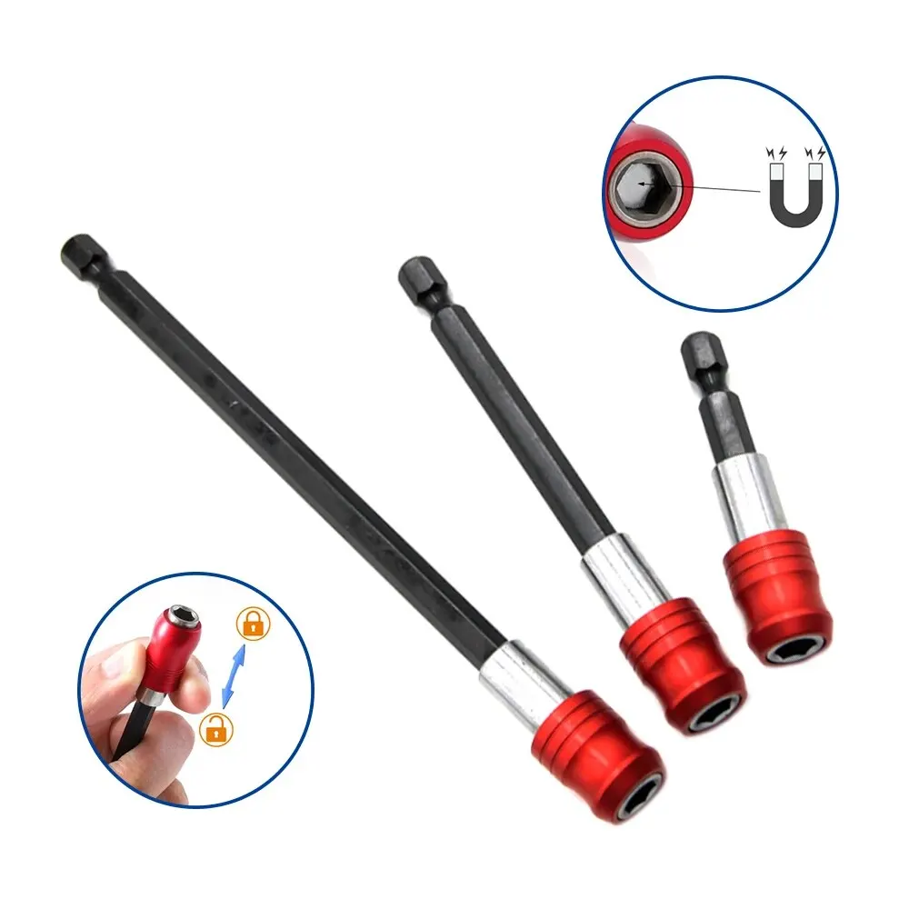 Hexagonal Handle Red Three Piece Set Quick Release Selflocking