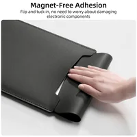 Housse de protection pour ordinateur portable 13-16 pouces pour Macbook Huawei Lenovo Sac d'ordinateur en PU avec doublure douce pour ordinateurs portables de 13 14 15 16 pouces 5