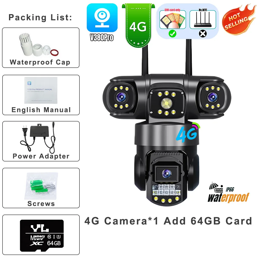 4G CAM ADD 64G