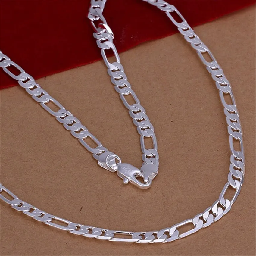 266945-6549c4.jpg 6mm Flat Chain Silver Color Solid Necklace Fashion Jewelry Women Men Wholesale High Quality Wedding Gift 6mm Flat Chain Silver Color Solid Necklace Fashion Jewelry Women Men High Quality Wedding Gift Mallzona