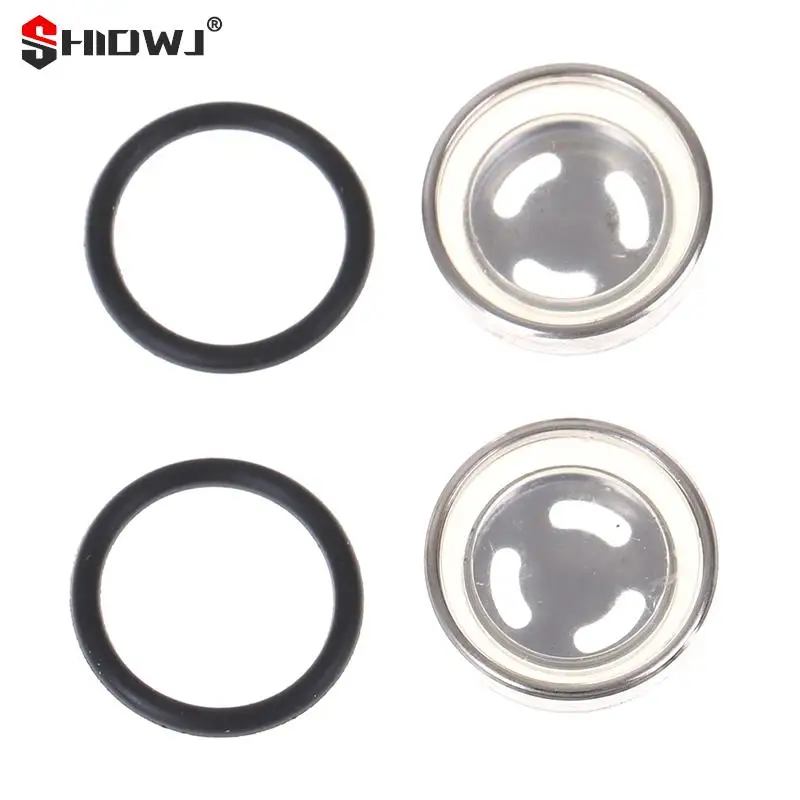 2Pcs/lot Universal 18mm Motorcycle Sight Glass Oil Sight Glass With Seal For Brake Pump Brake Cylinder Motorcycle Modified Parts