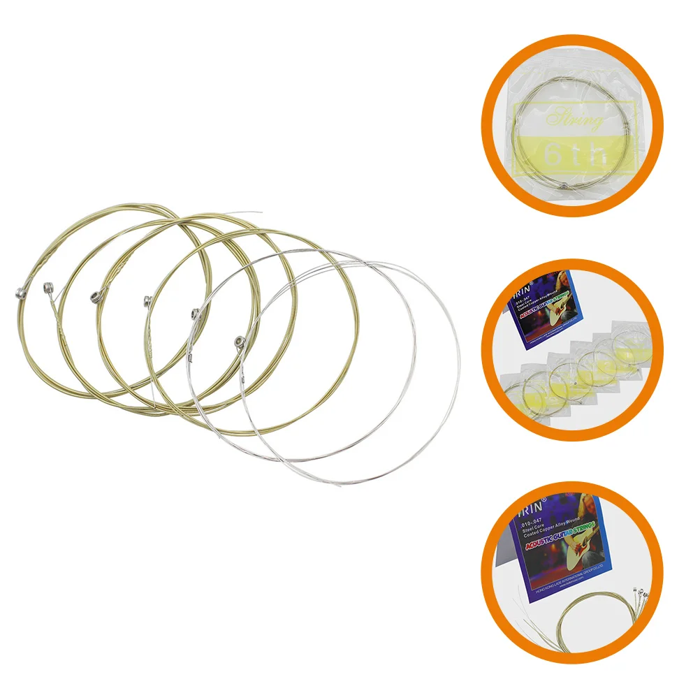 

6 Pcs Guitar Accesories Parts Accessories Music Supplies Accessory Stainless Steel