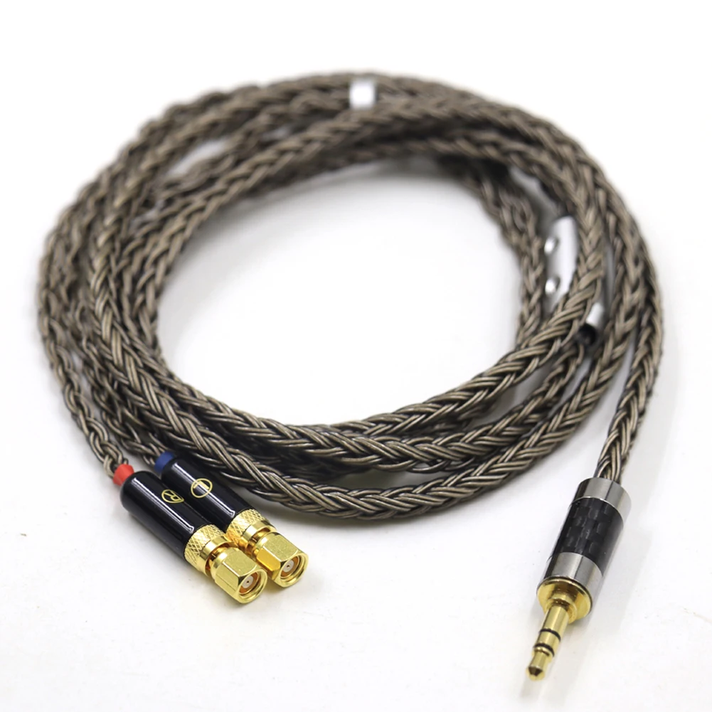 

Gun-Color 16core High-end Silver Plated Headphone Replace Upgrade Cable for HE400 HE5 HE6 HE300 HE560 HE4 HE500 Earphone