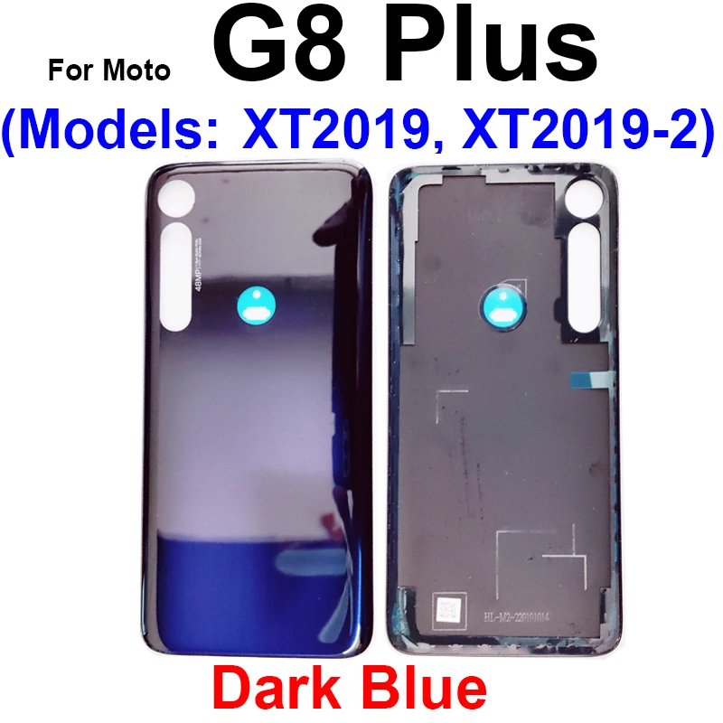 Фото Задняя крышка батарейного отсека для Motorola Moto G8 G8 Play G8 Plus G8 Power Lite, Бразильская версия, задняя крышка батарейного отсека №4