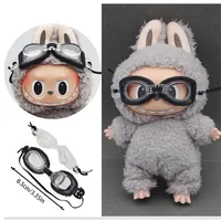 8cm Labubu Party Accessories Series Public Diving Goggles Swimming Goggles 1