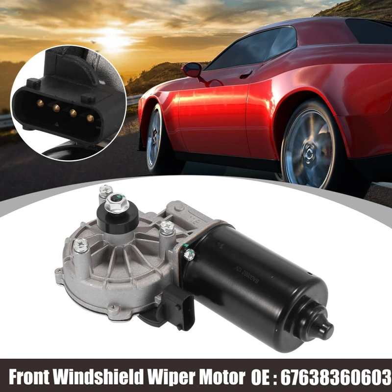 67638360603 Front Windshield Wiper Motor Metal For BMW 530I 540I M5