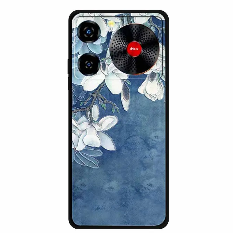 Floral 3D Embossed Shockproof Silicone Soft Phone Case – 6.6 Premium Back Cover