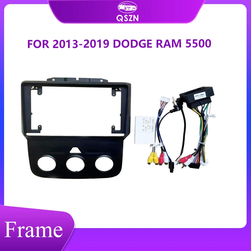 

9 Inch FOR 2013-2019 DODGE RAM 5500 Car Radio Android Stereo MP5 Player 2 Din Head Unit Fascia Casing Frame Dash Cover