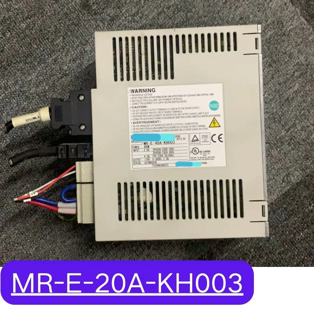 중고 MR-E-40A-KH003 서보 드라이버, 400W 테스트 OK, 빠른 배송