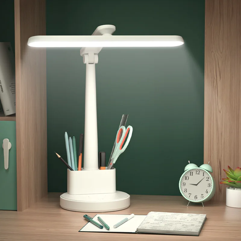 

New Special Eye Protection and Myopia Prevention Desk Lamp for Learning, Rechargeable and Plug-in Folding Rotary Desk Lamp