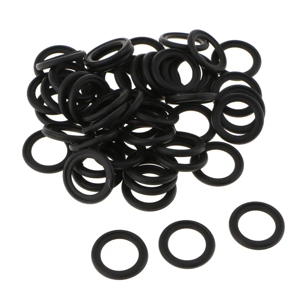 Rubber Oil Drain Plug Gasket F75Z-6734-AA 14 (19mm Outer Diameter), Pack of 50