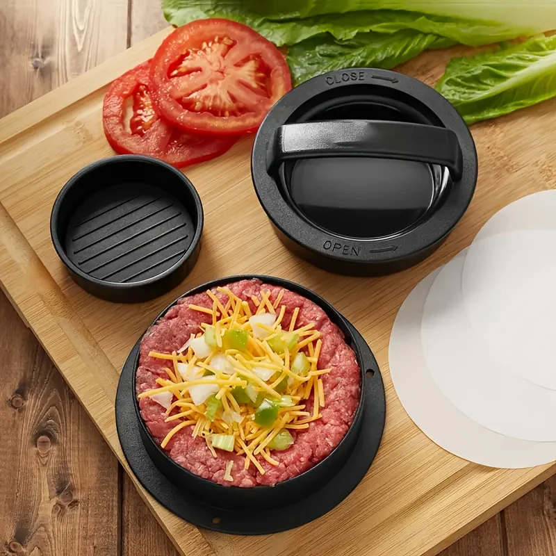 Non-Stick Hamburger Press Mold Set 4