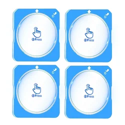 Easy Installation Tempered Glass Anti - Scratch Screen Protector with Positioning Film Kit - Garmin 255 (4Pcs)